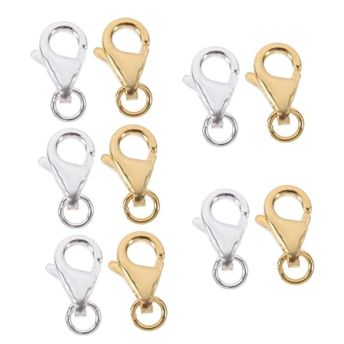 OSALADI 10 Sätze Lobster Clasp Diy Kettenverschluss für Armbänder für Schmuckherstellung Langlebig und Einfach zu Verwenden von OSALADI