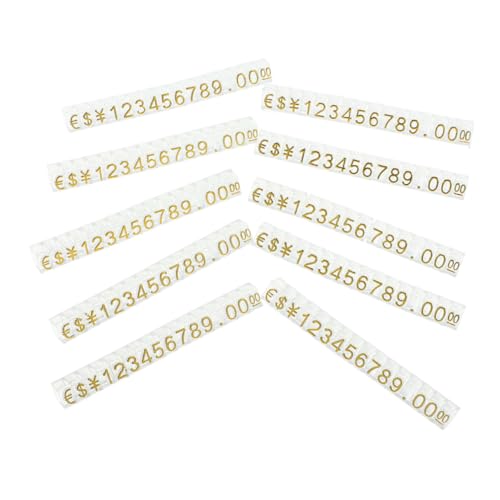 OSALADI 10 Saiten Teiliges Preiswürfel Preisanzeige Cube Transparent mit Zahlen für Schmuck Einzelhandel Verkaufsstände Einkaufszentren Verstellbar Vielseitig Einsetzbar für Uhren Kleidung OSALADI 10 Saiten Teiliges Preiswürfel Preisanzeige Cube Transparent mit Zahlen für Schmuck Einzelhandel Verkaufsstände Einkaufszentren Verstellbar Vielseitig Einsetzbar für Uhren Kleidung von OSALADI