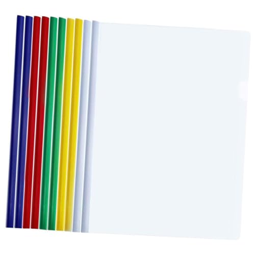 OSALADI 10 Stück Aktenordner mit Schiebestangen Robuste Transparente Dokumentenmappen für Schule Büro und Zuhause zur Organisation von Unterlagen und Wichtigen Dokumenten OSALADI 10 Stück Aktenordner mit Schiebestangen Robuste Transparente Dokumentenmappen für Schule Büro und Zuhause zur Organisation von Unterlagen und Wichtigen Dokumenten von OSALADI