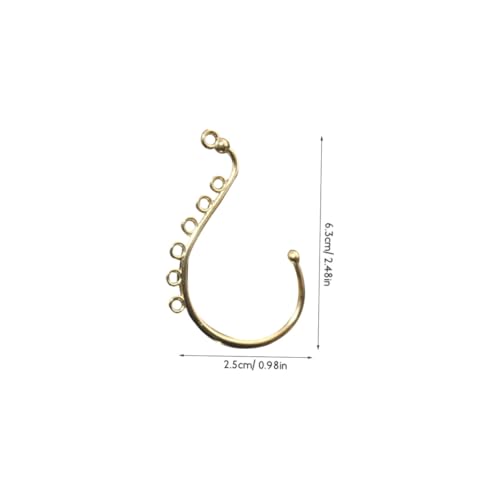 OSALADI 10 Stück Antike Haarnadel Zubehör Ohrhaken Reifen Schmuck Ohrring Zurück Herstellung Ohrring Diy Haken Diy-ohrmanschetten Haken Für Ohrring Golden Legierung OSALADI 10 Stück Antike Haarnadel Zubehör Ohrhaken Reifen Schmuck Ohrring Zurück Herstellung Ohrring Diy Haken Diy-ohrmanschetten Haken Für Ohrring Golden Legierung von OSALADI
