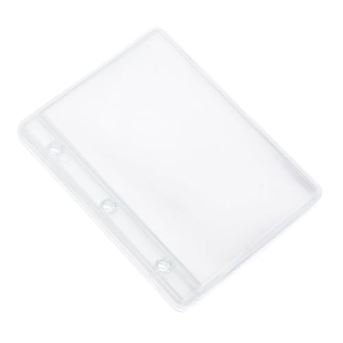 OSALADI 10 Stück Binder Tabs mit Tasche Bindemittel lose Beutel briefumschläge Ordnertaschenärmel kleine Ordnertasche austauschbare Ordnertasche Binder Fototaschen Bindetaschen PVC von OSALADI