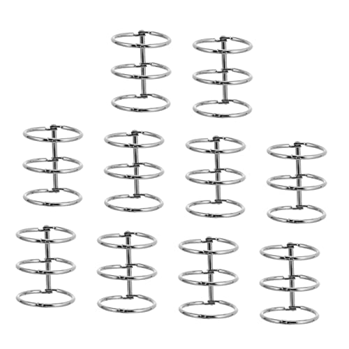 OSALADI 10 Stück Binderclip Aufklappbare Sprengringe Loseblattordner System Hefte Für Die Schule Größer Ringordner Für Lose Blätter Notizbuch Schlüsselbund Lose Blattringe Eisen Silver OSALADI 10 Stück Binderclip Aufklappbare Sprengringe Loseblattordner System Hefte Für Die Schule Größer Ringordner Für Lose Blätter Notizbuch Schlüsselbund Lose Blattringe Eisen Silver von OSALADI