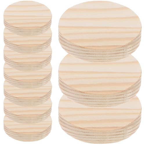 OSALADI 10 Stück DIY Holzscheiben Kiefernholz Handbemalte Dekorationen Runde Holzchips für Bastelprojekte Untersetzer und Hochzeitsdekorationen Durchmesser Dicke OSALADI 10 Stück DIY Holzscheiben Kiefernholz Handbemalte Dekorationen Runde Holzchips für Bastelprojekte Untersetzer und Hochzeitsdekorationen Durchmesser Dicke von OSALADI