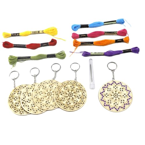 OSALADI 10 Stück DIY Zubehör Reifenstich Schlüsselanhänger Kreuzstich Stoff Schmuckherstellungs Sets Für Erwachsene Stickerei Schlüsselanhänger Bastel Stickerei Sets Lesezeichen OSALADI 10 Stück DIY Zubehör Reifenstich Schlüsselanhänger Kreuzstich Stoff Schmuckherstellungs Sets Für Erwachsene Stickerei Schlüsselanhänger Bastel Stickerei Sets Lesezeichen von OSALADI