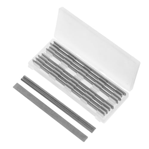OSALADI 10 Stück Elektrische Planerklinge Handhoblerblade Hobelklingen -teile Ersatzeinsatz Von Planer Blade Holzbearbeitungsklinge Ersatzklinge Für Elektrische Planer Silber Stahl OSALADI 10 Stück Elektrische Planerklinge Handhoblerblade Hobelklingen -teile Ersatzeinsatz Von Planer Blade Holzbearbeitungsklinge Ersatzklinge Für Elektrische Planer Silber Stahl von OSALADI