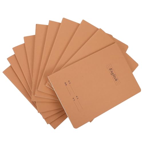 OSALADI 10 Stück Englische Übungshefte für Praktische Schreibhefte für Schule Handwriting Books Leicht und Tragbar für Notizen und Aufgaben OSALADI 10 Stück Englische Übungshefte für Praktische Schreibhefte für Schule Handwriting Books Leicht und Tragbar für Notizen und Aufgaben von OSALADI