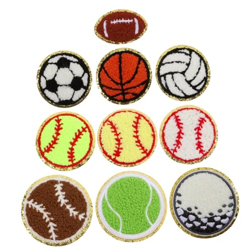 OSALADI 10 Stück Fußball-Stickpatch Flicken aufnähen Rucksäcke Kleidung Stickerei Flecken aufnäher für jacken Fußball Patch Eisen auf Patch Softball-Aufnäher Volleyball-Aufnäher Chenille OSALADI 10 Stück Fußball-Stickpatch Flicken aufnähen Rucksäcke Kleidung Stickerei Flecken aufnäher für jacken Fußball Patch Eisen auf Patch Softball-Aufnäher Volleyball-Aufnäher Chenille von OSALADI