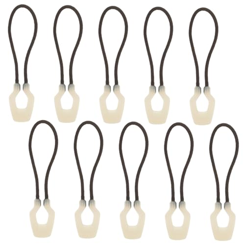 OSALADI 10 Stück Glow The Dark Zipper Pulls Set Austauschbare Zipper Tabs für Rucksäcke Taschen und Kleidung Benutzerfreundliches Design für Outdoor Aktivitäten Leicht und Tragbar von OSALADI