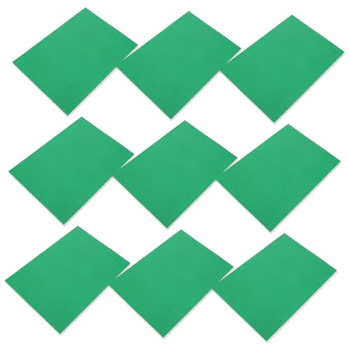 OSALADI 10 Stück Grüner Karton Basteln Herstellung Machen Karte Aktie Sammelalbum Farbig Farbkarton Buntes Karton Kraftkarton Green Papier von OSALADI