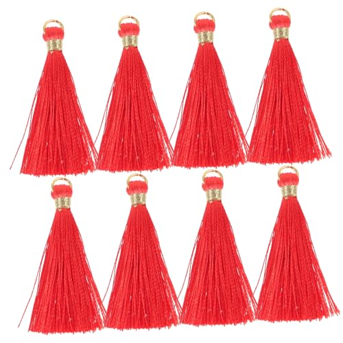 OSALADI 10 Stück Hängende Quasten Schlüsselanhänger Teiliges Mini Tassel Anhänger für DIY Bastelprojekte Taschen Rucksäcke und Autoschlüssel OSALADI 10 Stück Hängende Quasten Schlüsselanhänger Teiliges Mini Tassel Anhänger für DIY Bastelprojekte Taschen Rucksäcke und Autoschlüssel von OSALADI