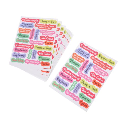 OSALADI 10 Stück Handbuch Etikettenaufkleber Journaling Zubehör Bargeldumschlag Etiketten Geldaufkleber Bargeldbinder Etiketten Abziehbilder Für Finanzplaner Kreditkartenaufkleber OSALADI 10 Stück Handbuch Etikettenaufkleber Journaling Zubehör Bargeldumschlag Etiketten Geldaufkleber Bargeldbinder Etiketten Abziehbilder Für Finanzplaner Kreditkartenaufkleber von OSALADI