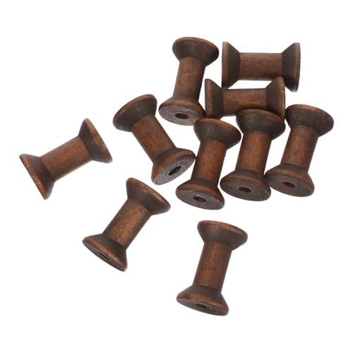 OSALADI 10 Stück Handgefertigte Leere Holzspulen Im Vintage-stil, Garnspulen-set Für Diy-bänder, Basteln, Nähen, Kunst Und Heimstudio-dekoration OSALADI 10 Stück Handgefertigte Leere Holzspulen Im Vintage-stil, Garnspulen-set Für Diy-bänder, Basteln, Nähen, Kunst Und Heimstudio-dekoration von OSALADI