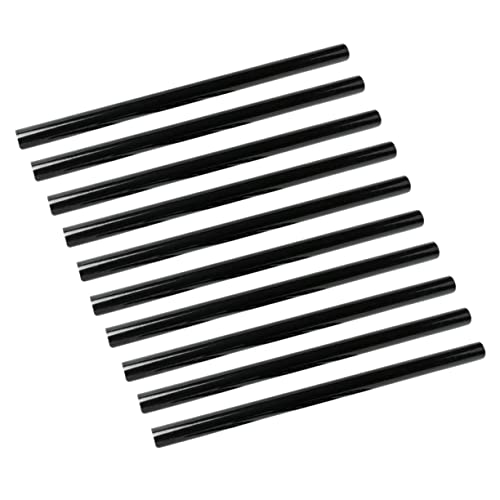 OSALADI 10 Stück Heißklebestifte Schwarze Schmelzklebesticks für DIY Bastelarbeiten Vielseitig Einsetzbar für Reparaturen Kunstprojekte und Dekoration von OSALADI