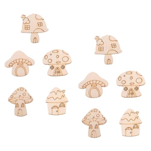 OSALADI 10 Stück Holzpilzscheiben Holzpilze Spielzeugholz Bemalen Pilzspielzeug Für Unfertige Holzeicheln Hölzerne Eichel Pilze Aus Der Dose Pilzdekor Aus Holz Pilz Khaki OSALADI 10 Stück Holzpilzscheiben Holzpilze Spielzeugholz Bemalen Pilzspielzeug Für Unfertige Holzeicheln Hölzerne Eichel Pilze Aus Der Dose Pilzdekor Aus Holz Pilz Khaki von OSALADI