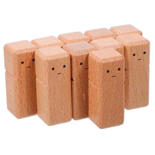 OSALADI 10 Stück Holzpuppen aus Buchenholz Naturbelassene Unbemalte Figuren für DIY Basteln Bemalbare Holzpuppen für Montessori Kreative Malprojekte OSALADI 10 Stück Holzpuppen aus Buchenholz Naturbelassene Unbemalte Figuren für DIY Basteln Bemalbare Holzpuppen für Montessori Kreative Malprojekte von OSALADI