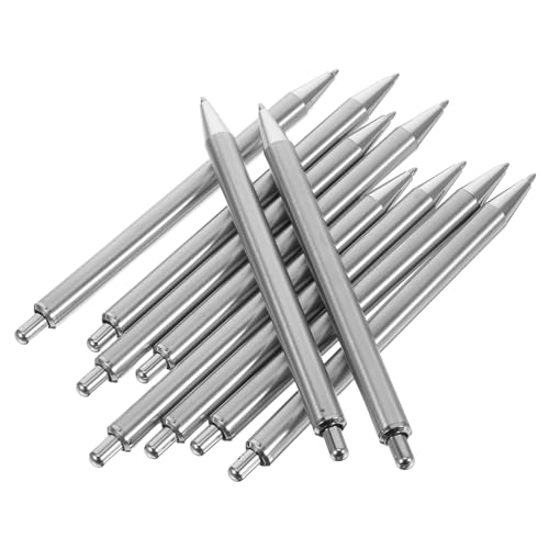 OSALADI 10 Stück Kugelschreiber Aus Edelstahl Süße Stifte Für Frauen Schwarzer Stift Büromaterial Für Den Schreibtisch Stifte Aus Edelstahl Büro Stifte Ballstift Silver Rostfreier Stahl OSALADI 10 Stück Kugelschreiber Aus Edelstahl Süße Stifte Für Frauen Schwarzer Stift Büromaterial Für Den Schreibtisch Stifte Aus Edelstahl Büro Stifte Ballstift Silver Rostfreier Stahl von OSALADI