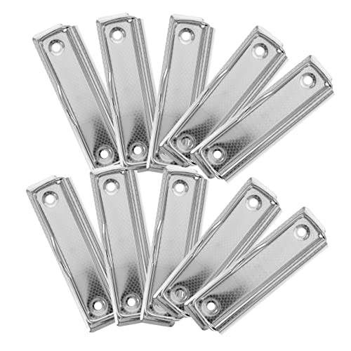 OSALADI 10 Stück Metallplattenclip Dokumentieren Klemmbretter Büro Zwischenablagen Masse Bunt Clips Clips Schulmaterial Datei Zwischenablage Klemmbrett-clip Aluminiumlegierung Silber OSALADI 10 Stück Metallplattenclip Dokumentieren Klemmbretter Büro Zwischenablagen Masse Bunt Clips Clips Schulmaterial Datei Zwischenablage Klemmbrett-clip Aluminiumlegierung Silber von OSALADI