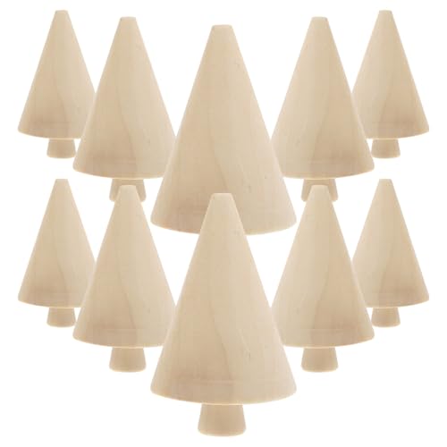OSALADI 10 Stück Mini Holzbaum Dekoration Teiliges Unbemalte Bastelbäume für DIY Garten und Wohnraumdekoration für Kreative Bastelprojekte und Festtagsgestaltung OSALADI 10 Stück Mini Holzbaum Dekoration Teiliges Unbemalte Bastelbäume für DIY Garten und Wohnraumdekoration für Kreative Bastelprojekte und Festtagsgestaltung von OSALADI