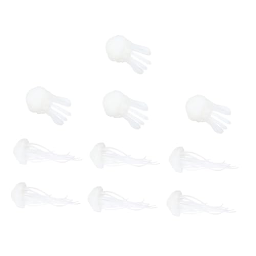 OSALADI 10 Stück Mini Quallen Füller Epoxidharz für Diy Bastelprojekte Kristallartige Füllstoffe für Schmuck Schlüsselanhänger und Dekoration OSALADI 10 Stück Mini Quallen Füller Epoxidharz für Diy Bastelprojekte Kristallartige Füllstoffe für Schmuck Schlüsselanhänger und Dekoration von OSALADI