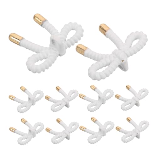 OSALADI 10 Stück Miniatur-knöpfe in Schleifenform, Nähverschlüsse Aus Legierung, Dekorative Pullover-verzierungen, Strickjacken-verschlüsse, Metall-bastelknöpfe Für Häkelprojekte, 20 Mm von OSALADI