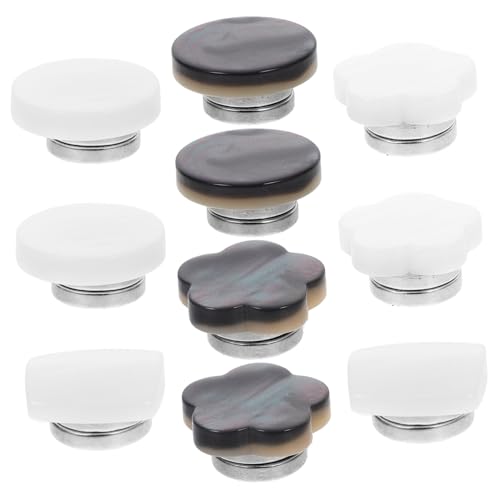 OSALADI 10 Stück Mutterschnalle Schnalle Magnetische Schnappschüsse Magnetische Snaptasten Druckknopf zusammen Magnetknöpfe für Bekleidung Imitation von Schalentieren von OSALADI
