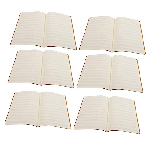OSALADI 10 Stück Notizhefte mit Notenlinien für Schüler Schreibübungen Schulbedarf für Musikunterricht Augenschonendes Handwriting Training OSALADI 10 Stück Notizhefte mit Notenlinien für Schüler Schreibübungen Schulbedarf für Musikunterricht Augenschonendes Handwriting Training von OSALADI