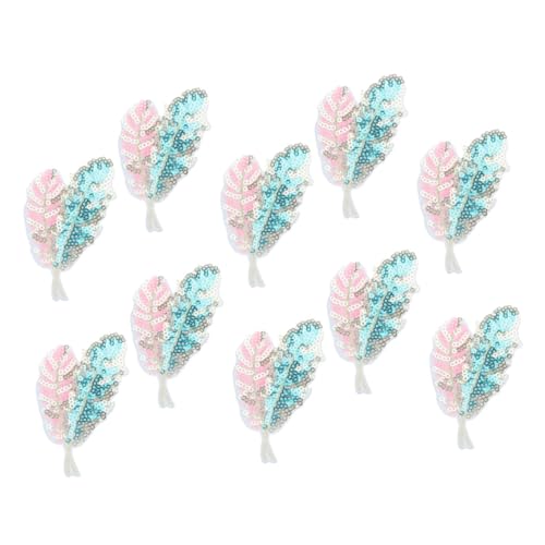 OSALADI 10 Stück Pailletten-Mantelflicken Patch nähen Verzierungen Abschiedshemddekorationen Stickerei bunt austauschbare Hutaufnäher kleine Hutflecken Eisenflecken Stoff OSALADI 10 Stück Pailletten-Mantelflicken Patch nähen Verzierungen Abschiedshemddekorationen Stickerei bunt austauschbare Hutaufnäher kleine Hutflecken Eisenflecken Stoff von OSALADI