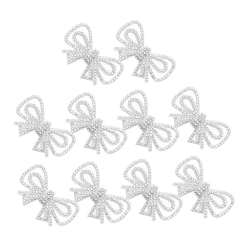 OSALADI 10 Stück Rhinestone Bowknot Aufnäher Glitzernde Bestickte Bügelflicken aus Atmungsaktivem Polyester-mesh Langlebig und Leicht zum Schnellen Verzieren von Kleidung Taschen Kleidern OSALADI 10 Stück Rhinestone Bowknot Aufnäher Glitzernde Bestickte Bügelflicken aus Atmungsaktivem Polyester-mesh Langlebig und Leicht zum Schnellen Verzieren von Kleidung Taschen Kleidern von OSALADI