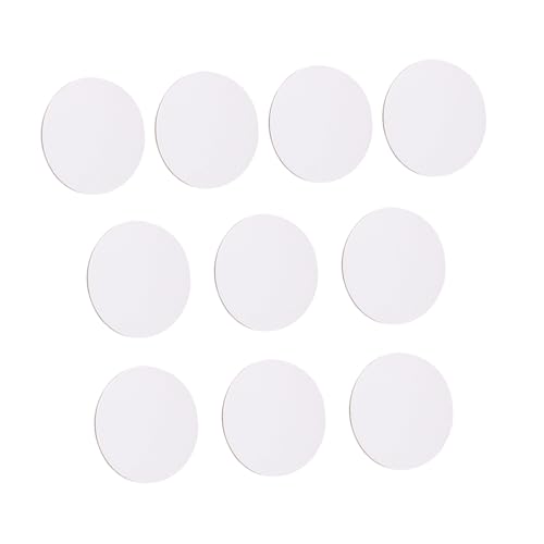 OSALADI 10 Stück Runde Baumwoll leinwand Malplatte Øcm Hochwertige Künstler Öl Acrylmalplatte Strapazierfähiges Zeichenbrett für Kreative Malprojekte für Künstler und DIY malerei von OSALADI