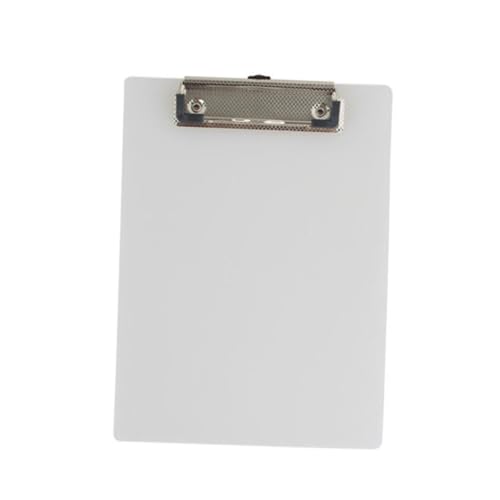 OSALADI 10 Stück Schreibtafel Trägerplatte Klemmbrett Horizontale Zwischenablage Schreib Zwischenablage A4 Weiß OSALADI 10 Stück Schreibtafel Trägerplatte Klemmbrett Horizontale Zwischenablage Schreib Zwischenablage A4 Weiß von OSALADI