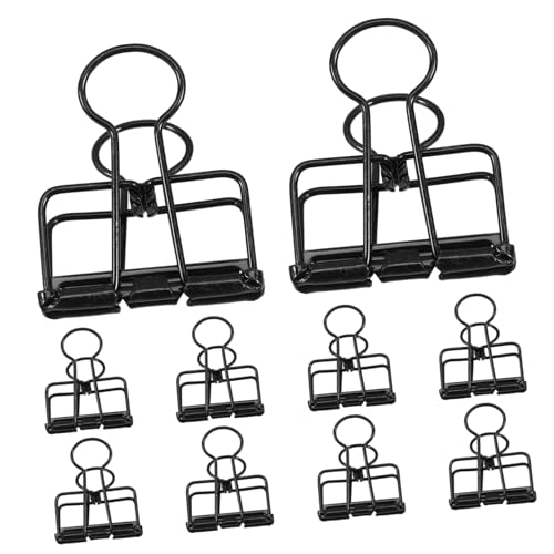 OSALADI 10 Stück Schwalbenschwanzclip bürobedarf büroklammern Büro Zubehör buro zubehör schwarze Geldklammer Tagebuchclips Lange Schwanzklemme Handbuch-Clip Geldfederclip Eisen Black OSALADI 10 Stück Schwalbenschwanzclip bürobedarf büroklammern Büro Zubehör buro zubehör schwarze Geldklammer Tagebuchclips Lange Schwanzklemme Handbuch-Clip Geldfederclip Eisen Black von OSALADI