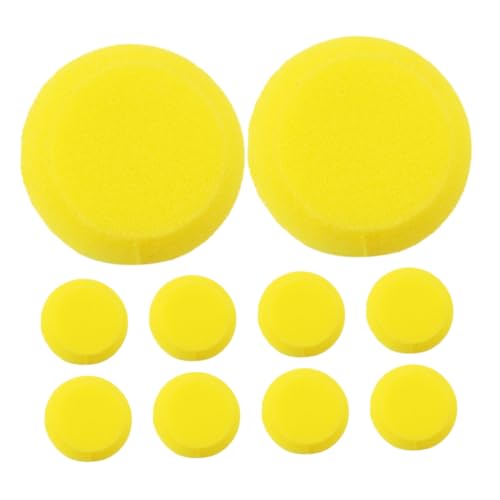 OSALADI 10 Stück Schwamm Zeichnungsbürste Malschwämme Für Schwammbürstenstempel Farbschwämme Zum Malen Runde Schwammbürste Malutensilien Für Runder Schwammpinsel Yellow OSALADI 10 Stück Schwamm Zeichnungsbürste Malschwämme Für Schwammbürstenstempel Farbschwämme Zum Malen Runde Schwammbürste Malutensilien Für Runder Schwammpinsel Yellow von OSALADI