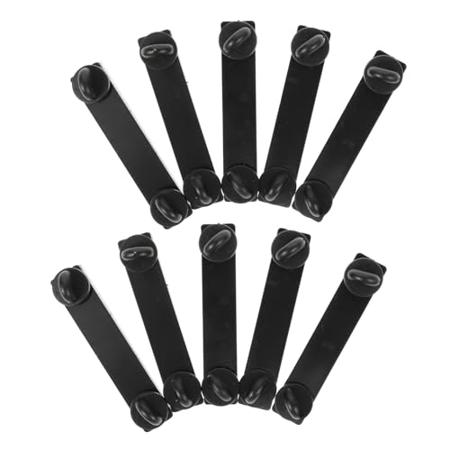 OSALADI 10 Stück Spornbrosche Verriegelung Schlösser Unterstützung Stiftverschlüsse hinten verriegelbar extra Abzeichen Stifte zurück Reversnadel zurück Plastik Schwarz OSALADI 10 Stück Spornbrosche Verriegelung Schlösser Unterstützung Stiftverschlüsse hinten verriegelbar extra Abzeichen Stifte zurück Reversnadel zurück Plastik Schwarz von OSALADI