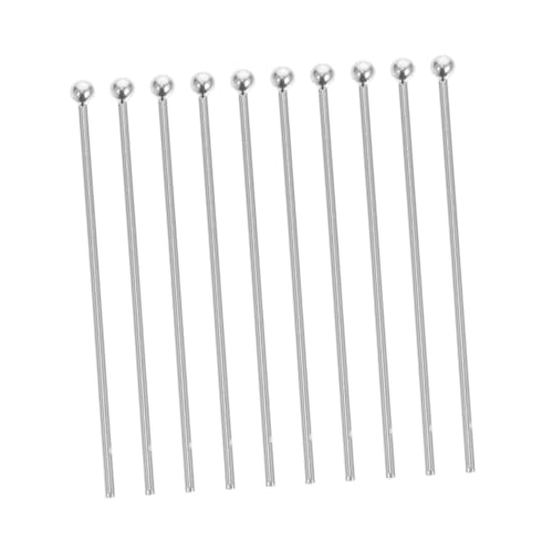 OSALADI 10 Stück Sterling Silber Diy Accessoires Ohrringe Aus Sterlingsilber Herstellung Schmucknadel Selber Machen Stift Für Armband Diy-anstecknadel Diy Ohrringnadel Ohrstecker Silber- OSALADI 10 Stück Sterling Silber Diy Accessoires Ohrringe Aus Sterlingsilber Herstellung Schmucknadel Selber Machen Stift Für Armband Diy-anstecknadel Diy Ohrringnadel Ohrstecker Silber- von OSALADI