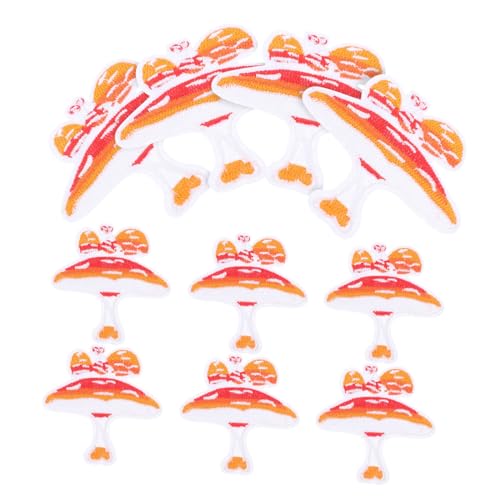 OSALADI 10 Stück Stoffpatch Flecken Nähen von Pilzbeeten abriebfeste Hutaufnäher Hausapplikation Applikationen für Kleidung gestickte Aufnäher Patches nähen Polyester OSALADI 10 Stück Stoffpatch Flecken Nähen von Pilzbeeten abriebfeste Hutaufnäher Hausapplikation Applikationen für Kleidung gestickte Aufnäher Patches nähen Polyester von OSALADI