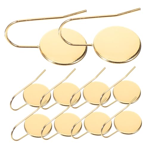 OSALADI 10 Stück Tablettanhänger aus Metall Anhänger mit Lünette für Ohrringe Lünettentablett zur Schmuckherstellung Einfassungen aus Metall dekoratives Lünettentablett OSALADI 10 Stück Tablettanhänger aus Metall Anhänger mit Lünette für Ohrringe Lünettentablett zur Schmuckherstellung Einfassungen aus Metall dekoratives Lünettentablett von OSALADI