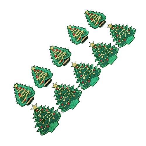 OSALADI 10 Stück Teiliges Bestickte Weihnachtsbaum Aufnäher DIY Kleidung Patches Langlebige Stoffflicken für Kleidung Taschen und Bastelprojekte Dekorative Weihnachtsapplikationen OSALADI 10 Stück Teiliges Bestickte Weihnachtsbaum Aufnäher DIY Kleidung Patches Langlebige Stoffflicken für Kleidung Taschen und Bastelprojekte Dekorative Weihnachtsapplikationen von OSALADI