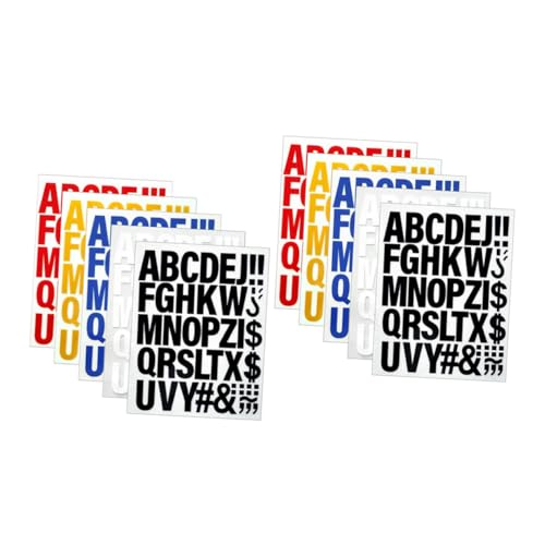 OSALADI 10 Stück Teiliges Bügelbuchstaben aus PU für Textilien Kleine Langlebige Buchstabenaufnäher in Gelb Weiß Blau Rot Schwarz Einfach zu Applizieren für DIY Kleidung Taschen Hüte OSALADI 10 Stück Teiliges Bügelbuchstaben aus PU für Textilien Kleine Langlebige Buchstabenaufnäher in Gelb Weiß Blau Rot Schwarz Einfach zu Applizieren für DIY Kleidung Taschen Hüte von OSALADI