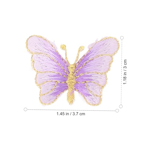 OSALADI 10 Stück Teiliges Bunte Schmetterling Aufbügler Patches mit Stickerei DIY Kleidung Reparatur Applikation für Jeans Taschen Hüte und Textilien Langlebig Farbecht OSALADI 10 Stück Teiliges Bunte Schmetterling Aufbügler Patches mit Stickerei DIY Kleidung Reparatur Applikation für Jeans Taschen Hüte und Textilien Langlebig Farbecht von OSALADI