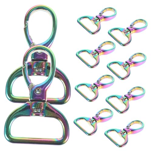 OSALADI 10 Stück Teiliges D ring Schlüsselanhänger Clips aus Stabilem Metall Verstellbare Schlüsselring Verschlüsse für DIY Lederbänder Taschen Gürtel Handtaschen und Bastelprojekte OSALADI 10 Stück Teiliges D ring Schlüsselanhänger Clips aus Stabilem Metall Verstellbare Schlüsselring Verschlüsse für DIY Lederbänder Taschen Gürtel Handtaschen und Bastelprojekte von OSALADI