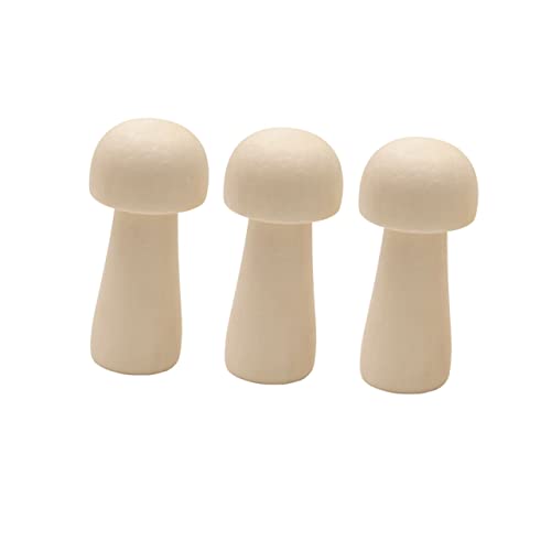 OSALADI 10 Stück Teiliges DIY Holz Pilz Modell Naturbelassene Bemalbare Holzfiguren für Kreative Handwerksprojekte Glatte Oberfläche Robustes Material zum Basteln und Dekorieren OSALADI 10 Stück Teiliges DIY Holz Pilz Modell Naturbelassene Bemalbare Holzfiguren für Kreative Handwerksprojekte Glatte Oberfläche Robustes Material zum Basteln und Dekorieren von OSALADI
