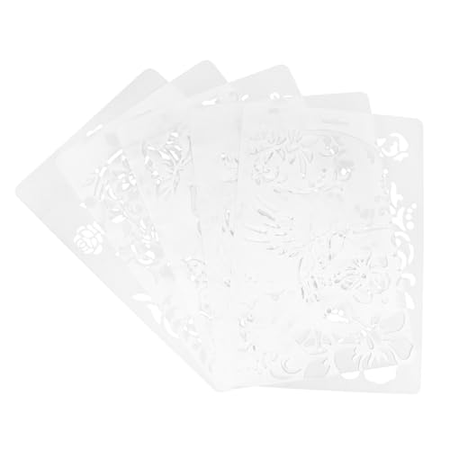OSALADI 10 Stück Teiliges Drawing Template aus Robustem Waschbarem Pp material Vielseitige Hand Drawing Stencils für Kreative Malerei und DIY projekte für Junge Mädchen bei Bastelpartys von OSALADI