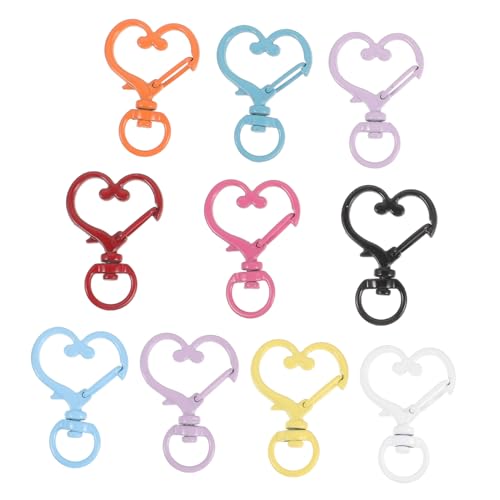OSALADI 10 Stück Teiliges Drehbare Metall Schlüsselringe mit Robustem Schnallenverschluss Vielseitig für DIY Taschen Rucksäcke Schlüsselanhänger und Bastelprojekte Langlebig und OSALADI 10 Stück Teiliges Drehbare Metall Schlüsselringe mit Robustem Schnallenverschluss Vielseitig für DIY Taschen Rucksäcke Schlüsselanhänger und Bastelprojekte Langlebig und von OSALADI