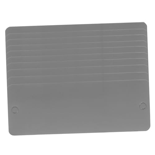 OSALADI 10 Stück Teiliges Edelstahl Blanko Metallschild mit Löchern Gravierbare Tür Namensschilder Blanke Schilder für DIY beschriftung und Industrielle Kennzeichnung OSALADI 10 Stück Teiliges Edelstahl Blanko Metallschild mit Löchern Gravierbare Tür Namensschilder Blanke Schilder für DIY beschriftung und Industrielle Kennzeichnung von OSALADI