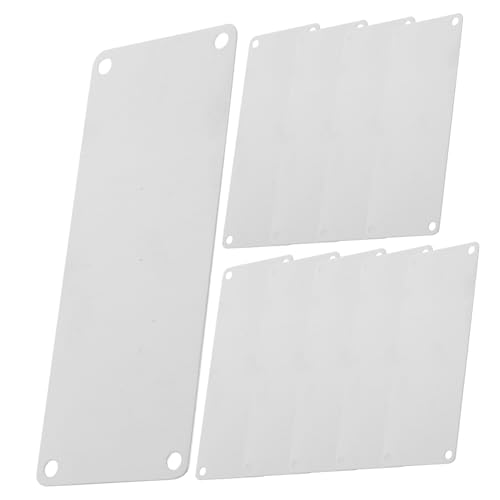 OSALADI 10 Stück Teiliges Edelstahl Blanko Türschilder mit Löchern Multifunktionale Metallplatten zum Gravieren Bemalen und DIY Beschriftung für Büro und Restaurantdekoration OSALADI 10 Stück Teiliges Edelstahl Blanko Türschilder mit Löchern Multifunktionale Metallplatten zum Gravieren Bemalen und DIY Beschriftung für Büro und Restaurantdekoration von OSALADI