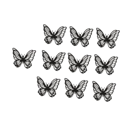OSALADI 10 Stück Teiliges Gestickte Schmetterling Applikationen aus Doppellagigem Organza DIY Näh und Reparatur Patches für Kleidung Vielseitig Einsetzbar Lebendige Muster für OSALADI 10 Stück Teiliges Gestickte Schmetterling Applikationen aus Doppellagigem Organza DIY Näh und Reparatur Patches für Kleidung Vielseitig Einsetzbar Lebendige Muster für von OSALADI