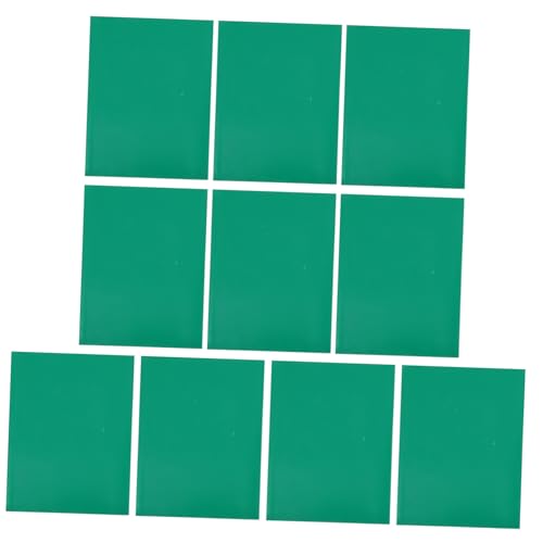 OSALADI 10 Stück Teiliges Grüne PVC Gravurplatten Flexibel Biegsam Langlebig Rutschfest Schneidematten für Kunsthandwerk Gravur und Papierarbeiten OSALADI 10 Stück Teiliges Grüne PVC Gravurplatten Flexibel Biegsam Langlebig Rutschfest Schneidematten für Kunsthandwerk Gravur und Papierarbeiten von OSALADI