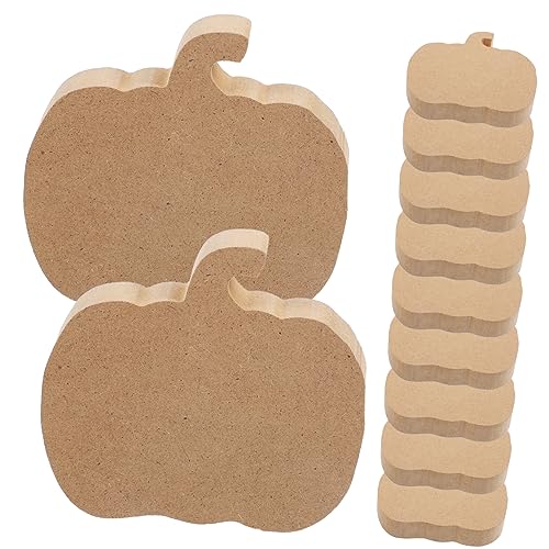 OSALADI 10 Stück Teiliges Halloween Holz Kürbis Deko Naturbelassene Diy Holzfiguren mit Glatter Oberfläche Leicht und Langlebig für Herbstdeko Bastelprojekte und Tischdekorationen OSALADI 10 Stück Teiliges Halloween Holz Kürbis Deko Naturbelassene Diy Holzfiguren mit Glatter Oberfläche Leicht und Langlebig für Herbstdeko Bastelprojekte und Tischdekorationen von OSALADI