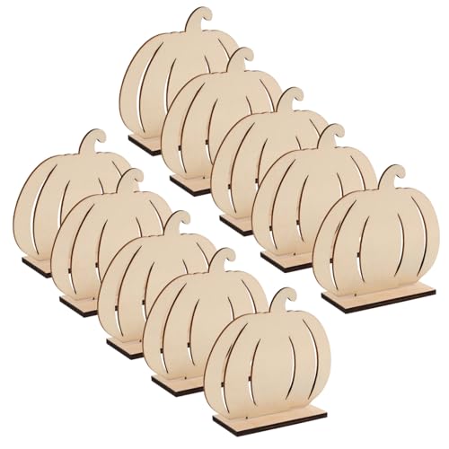 OSALADI 10 Stück Teiliges Herbst Deko Holz Kürbisse zum Bemalen Unvollendete Holzscheiben für DIY Herbstdeko Halloween Tischdeko Thanksgiving und Kreative Bastelprojekte OSALADI 10 Stück Teiliges Herbst Deko Holz Kürbisse zum Bemalen Unvollendete Holzscheiben für DIY Herbstdeko Halloween Tischdeko Thanksgiving und Kreative Bastelprojekte von OSALADI