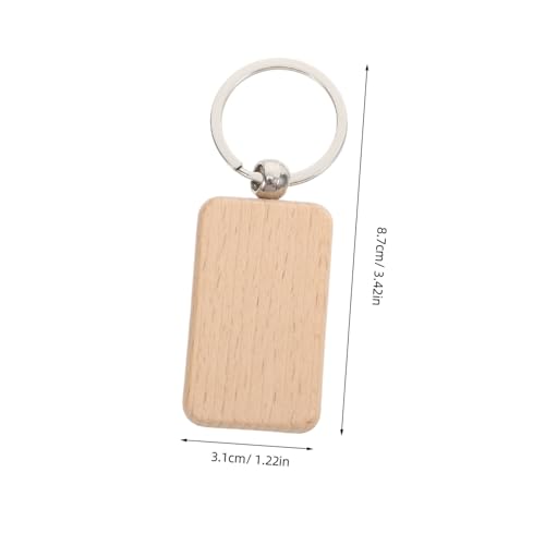 OSALADI 10 Stück Teiliges Holz Schlüsselanhänger Blanko Rechteckig Leicht Robust Für DIY Gravur Malerei Kreative Bastelprojekte Zuhause Büro Auto OSALADI 10 Stück Teiliges Holz Schlüsselanhänger Blanko Rechteckig Leicht Robust Für DIY Gravur Malerei Kreative Bastelprojekte Zuhause Büro Auto von OSALADI